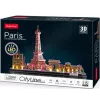 3D-palapeli CubicFun City Line Paris LED 115 kpl