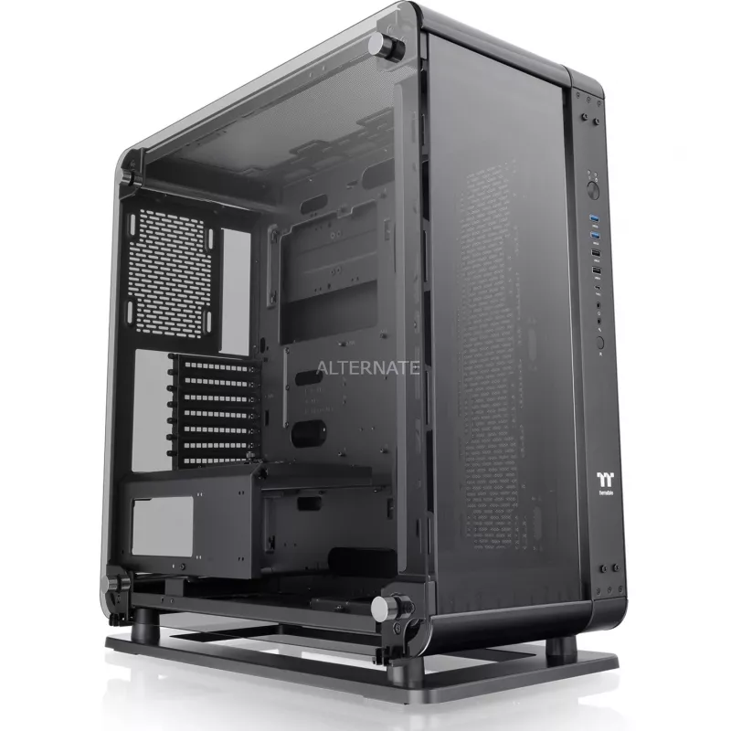 PC-kotelo Thermaltake Core P6 Tempered Glass Midi Tower musta