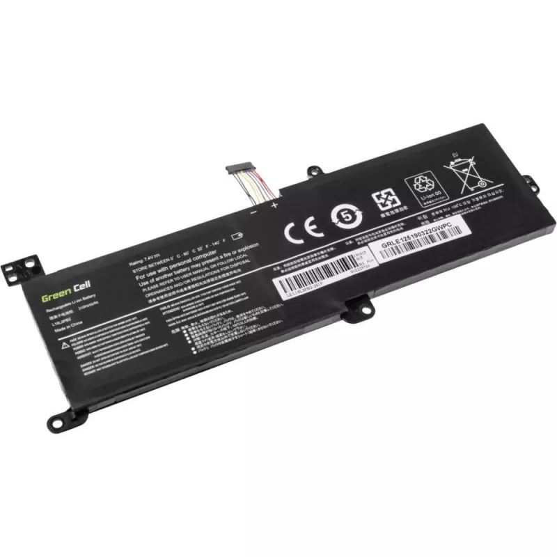 Akku Green Cell LE125 Lenovo IdeaPad (7,4 V, 3500 mAh, LiPo, musta)
