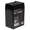 UPS-akku Green Cell AGM15, 6 V, 4 Ah, sinetöity lyijyakku (VRLA), musta, 680 g