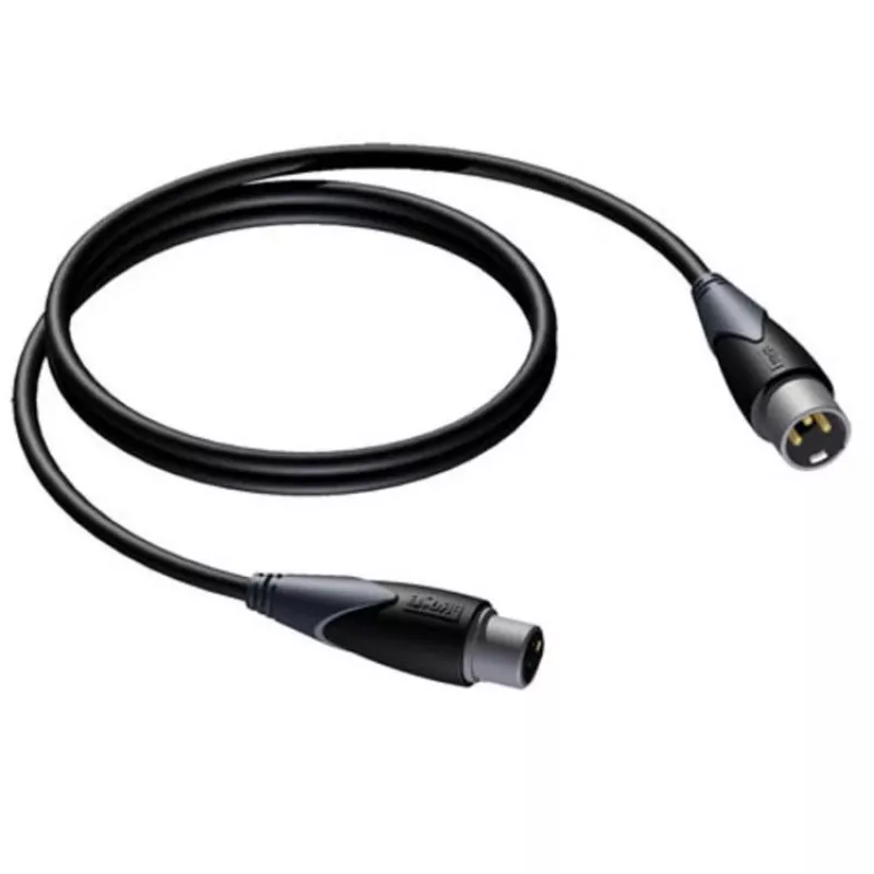 XLR-pistoke XLR-liitäntään -kaapeli Procab 10 m — symmetrinen audioliitäntä, Procab 1KPCL114