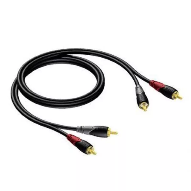 Kaapeli 2X RCA/chinch-pistoke - 2X RCA/chinch-pistoke 1,5