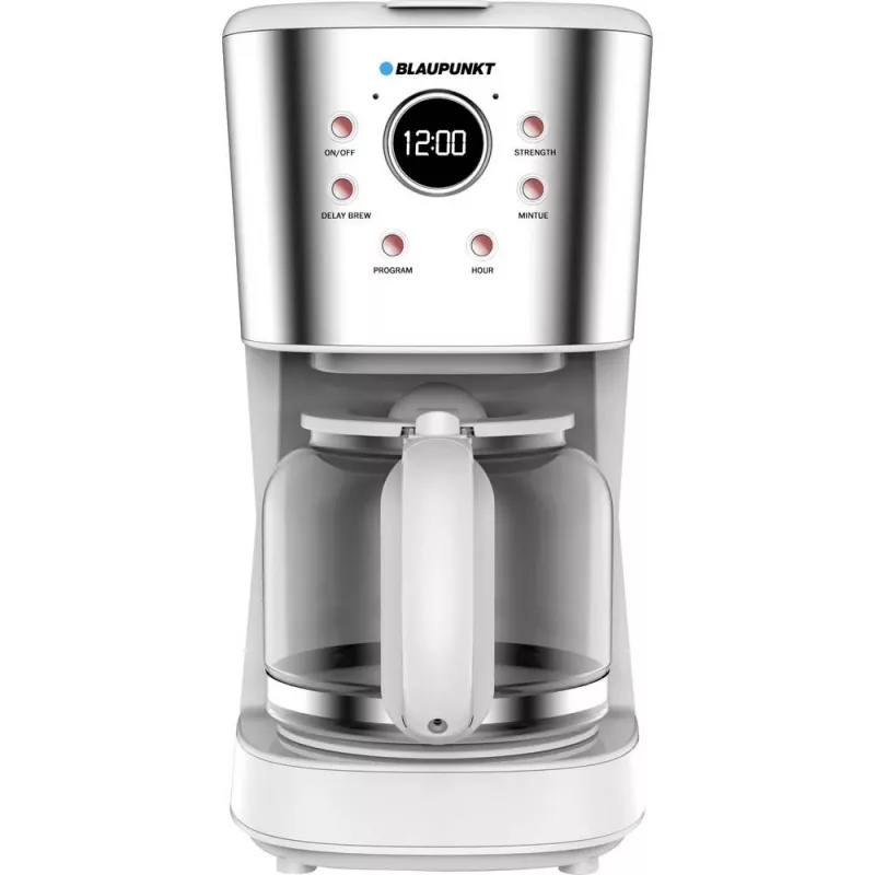 Blaupunkt CMD802WH Display 1,5 l hopeinen suodatinkahvinkeitin