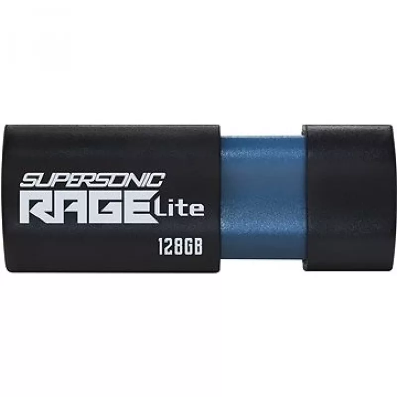 USB-muistitikku PATRIOT Supersonic Rage Lite 128 GB USB Type-A 3.2 Gen 1, 180 MB/s, sininen/musta