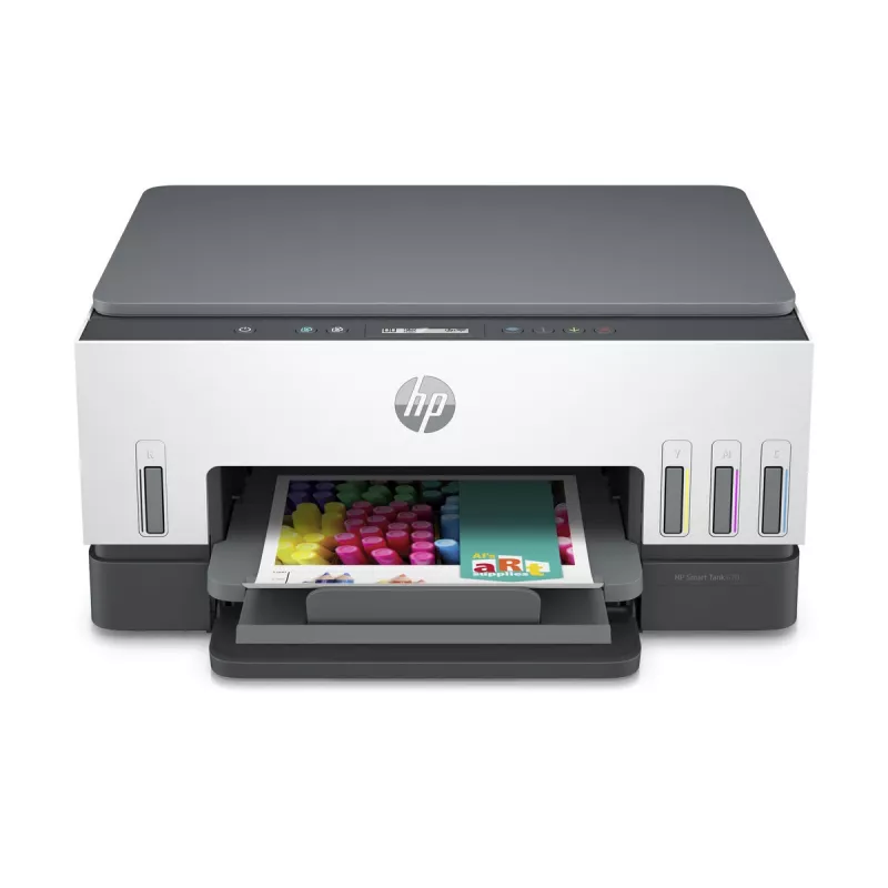 Monitoimitulostin HP Smart Tank 670 — Thermal Inkjet, väri, A4, Wi‑Fi/Bluetooth, duplex, 4800x1200 DPI