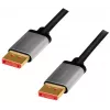 DisplayPort-kaapeli LogiLink CDA0105 2 m musta harmaa