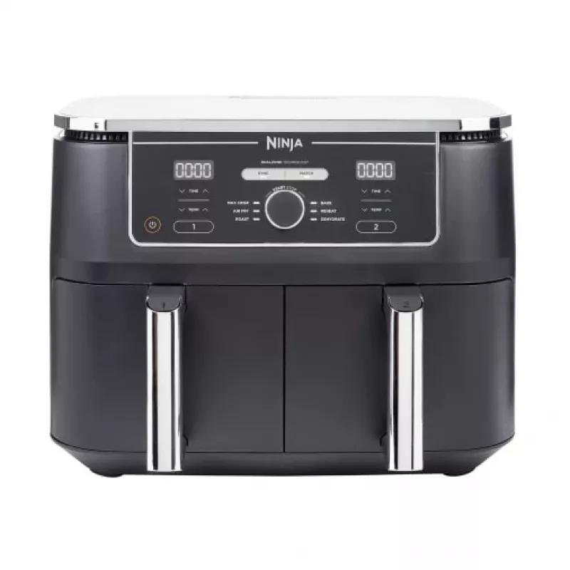 Ninja AF400EU kuumailmafriteerauslaite kaksiosainen 9,5 L erillinen 2470 W kuumailmafriteerauslaite musta