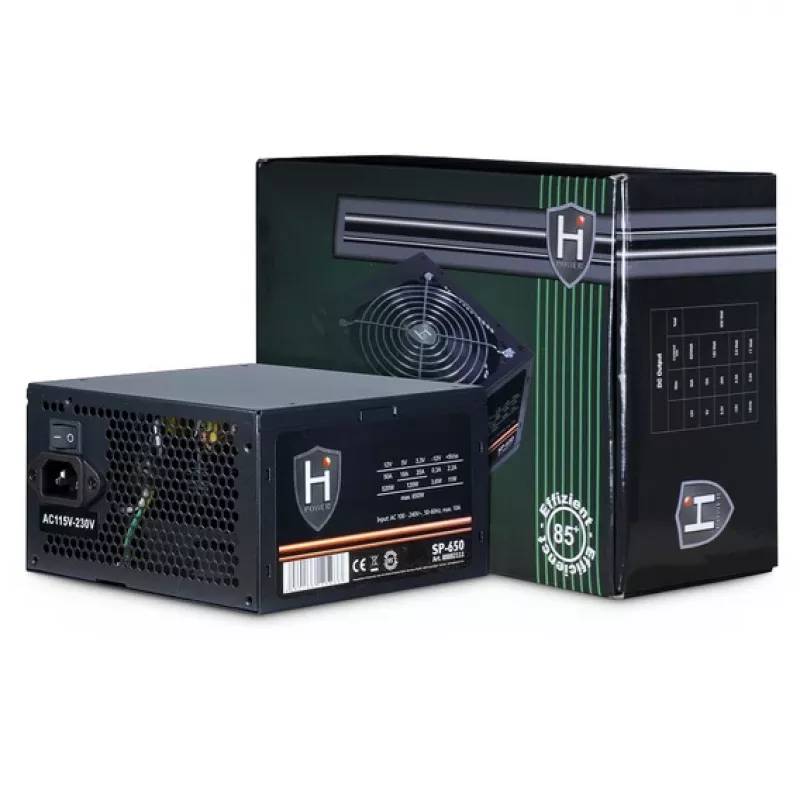 Virtalähde Inter-Tech HIPOWER SP-650 650 W