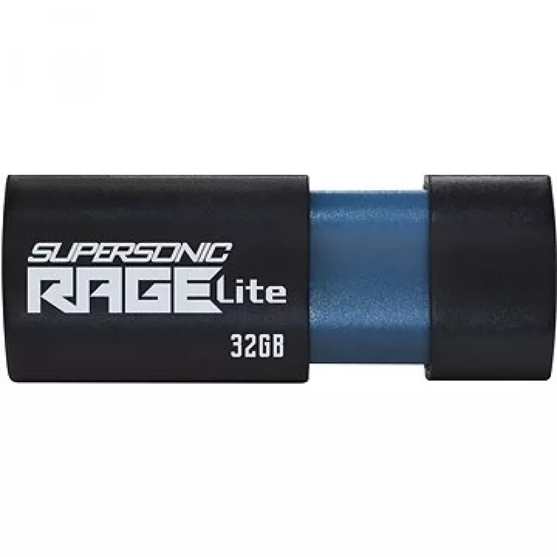 Patriot Memory Supersonic Rage Lite USB-muistitikku 32 GB USB Type-A 3.2 Gen 1 (3.1 Gen 1) musta, sininen