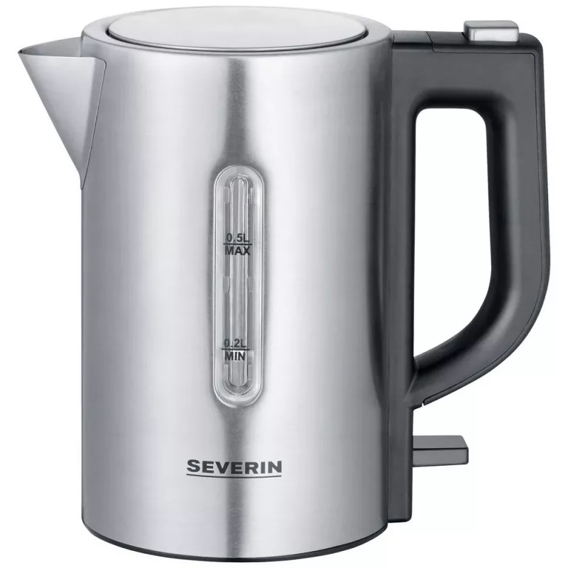 Severin WK3647 vedenkeitin ruostumaton teräs-harjattu musta (WK3647)