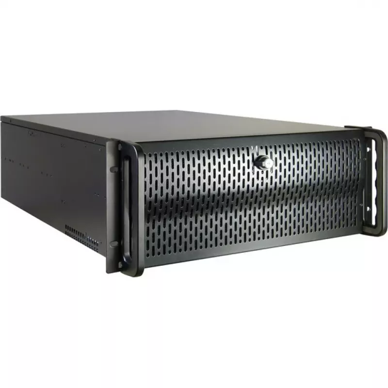 Palvelinkotelo Inter-Tech IPC 4U-4129L rack metalli hopea