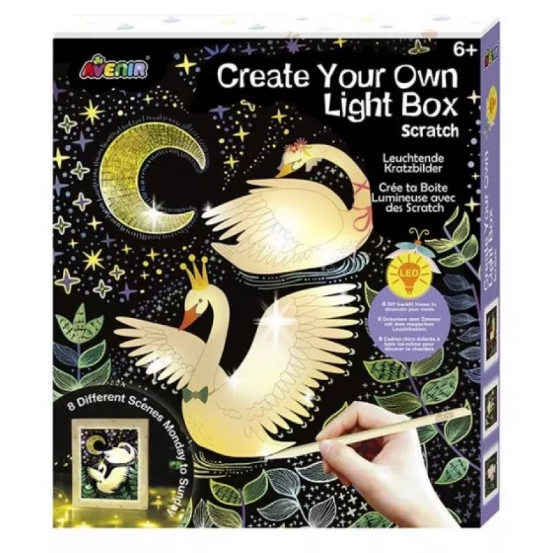 Avenir Create Your Own Lightbox - askartelu lapsille 6–7-vuotiaille - Fat Brain Toys