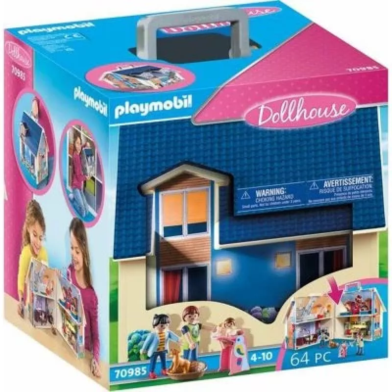 Rakennussarja PLAYMOBIL Puppenhaus 70985 monivärinen muovi