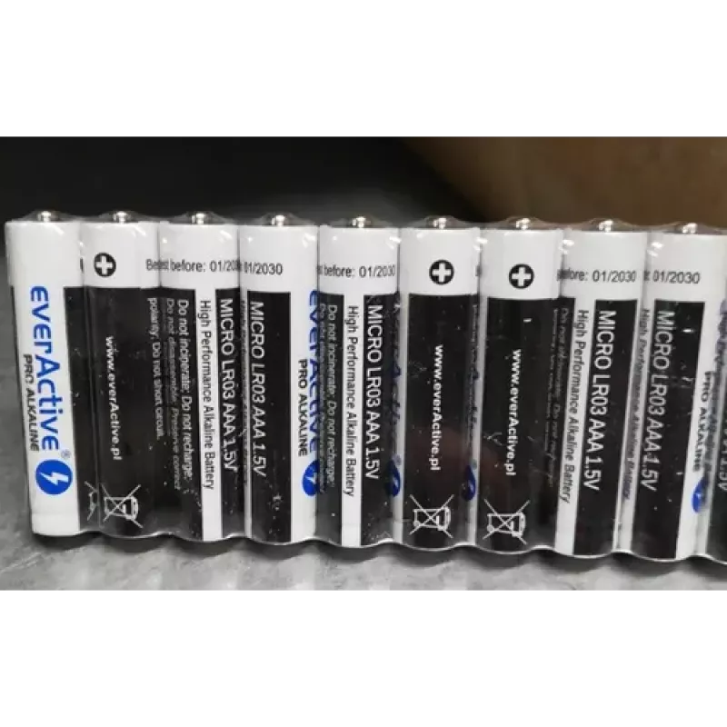Kertakäyttöinen alkaliparisto everActive LR0310PAK AAA 1,5 V 1250 mAh 10 kpl:n pakkaus