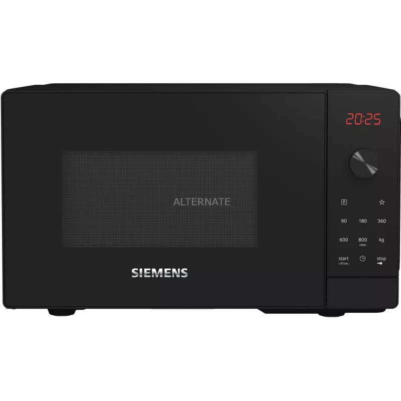 Siemens iQ300 FF023LMB2 mikrouuni musta pelkkä mikrouuni pöytämalli 20 L 800 W