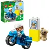 LEGO Duplo Poliisi 10967 lelumoottoripyöräsarja liikkuvilla pyörillä ja poliisihahmolla