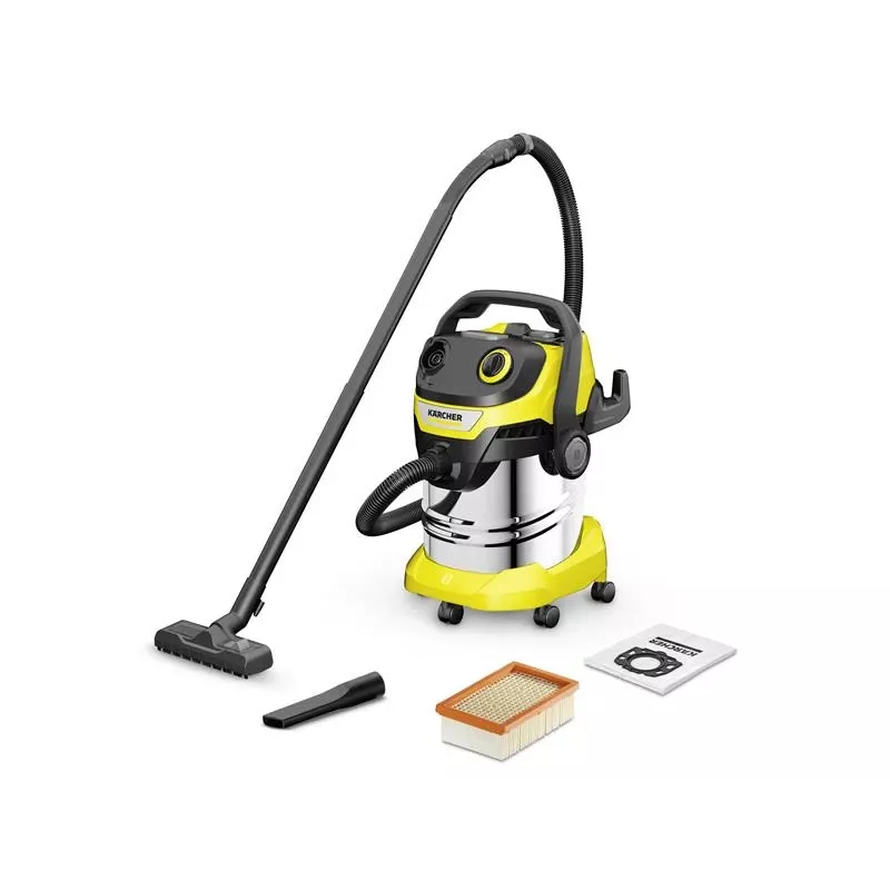 Kärcher WD 5 S V-25/5/22 ruostumaton teräs, musta, keltainen 25 L 1100 W