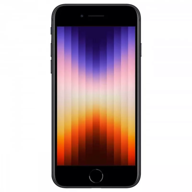 iPhone SE 2022 128GB Dual-SIM Midnight 11,94 cm 4,7 tuuman IPS LCD -näyttö iOS 15. 12MP kamera