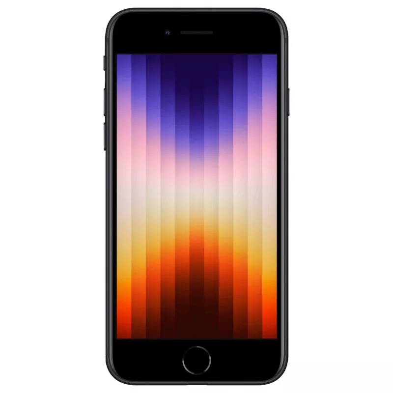 iPhone SE 2022 128GB Dual-SIM Midnight 11,94 cm 4,7 tuuman IPS LCD -näyttö iOS 15. 12MP kamera