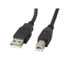 Lanberg CA-USBA-11CC-0050-BK USB-kaapeli 5 m 2.0 USB B musta (CA-USBA-11CC-0050-BK)