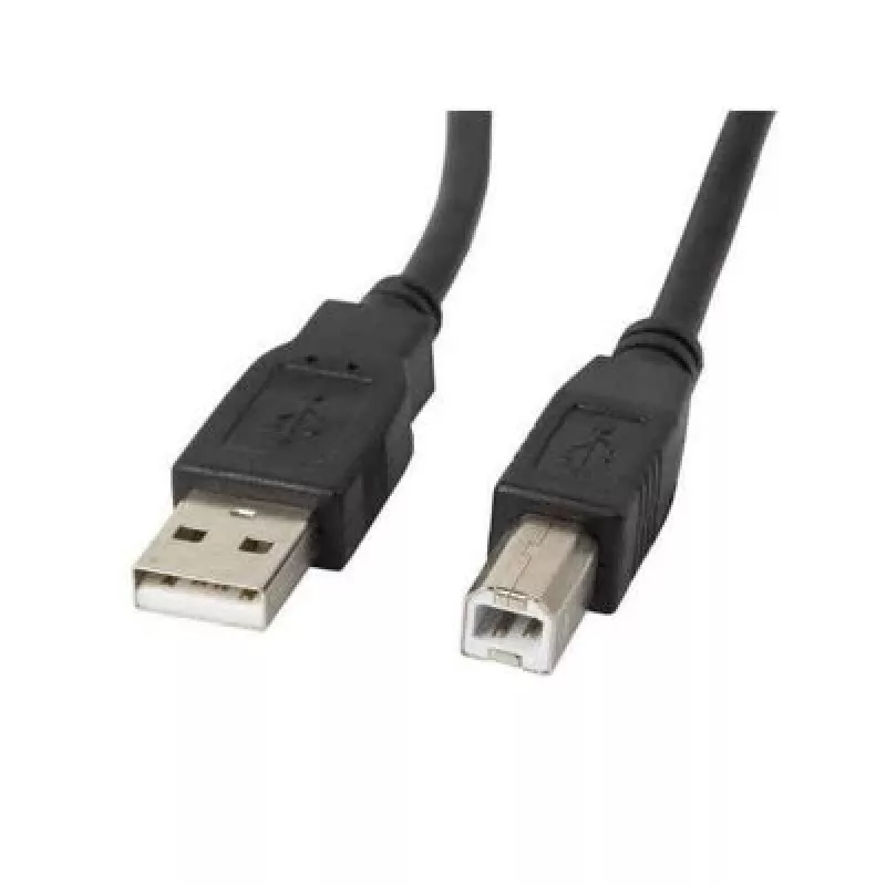 Lanberg CA-USBA-11CC-0050-BK USB-kaapeli 5 m 2.0 USB B musta (CA-USBA-11CC-0050-BK)