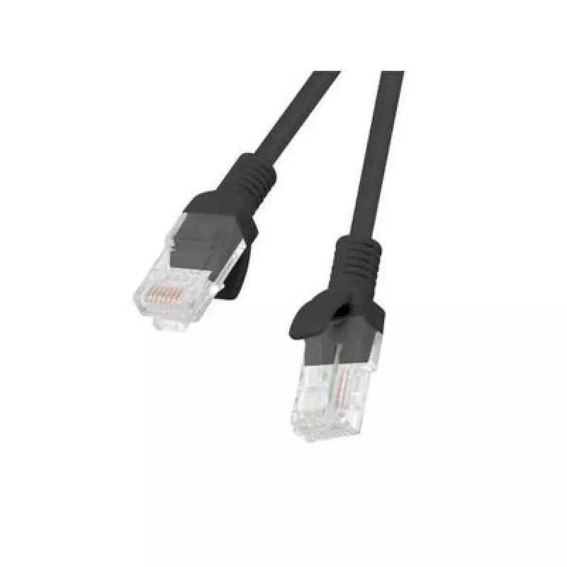 Verkkokaapeli LANBERG PCU5-10CC-0500-BK Cat5e U/UTP RJ-45 — 5 m, musta, CCA-johdin