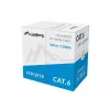 LANBERG verkkokaapeli Cat6 SFTP LCS6-11CU-0305-S, 305 m, 23 AWG, harmaa, PVC-vaippa