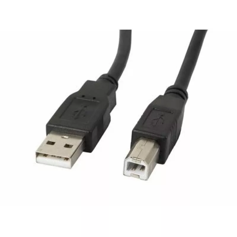 Lanberg CA-USBA-10CC-0030-BK USB-kaapeli 3 m USB 2.0 USB B musta (CA-USBA-10CC-0030-BK)