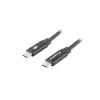 LANBERG USB-C–USB-C-kaapeli CA-CMCM-40CU-0018-BK — USB 2.0, 1,8 m, musta
