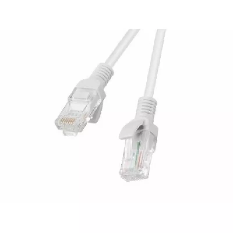 Lanberg PCU5-20CC-0100-S Cat.5e UTP -kytkentäkaapeli, 1 m, harmaa, 10 kpl:n pakkaus