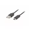 Lanberg CA-USBO-31CU-0018-BK USB-kaapeli 1,8 m USB 3.2 Gen 1 (3.1 Gen 1) USB-C USB-A musta (CA-USBO-31CU-0018-BK)