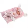 Nukke 73860 vauvanukke Nica vaaleanpunaisella peitolla 38 cm Llorens