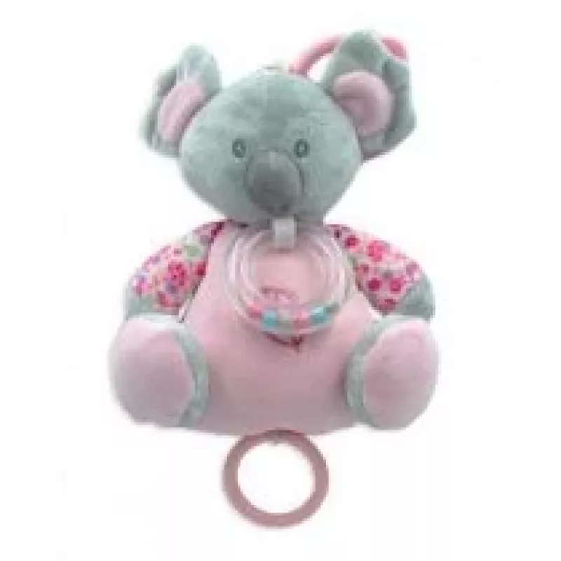 Musiikkirasia TULILO Koala 18 cm pinkki – musiikkilelu vauvoille, 18 cm korkeus