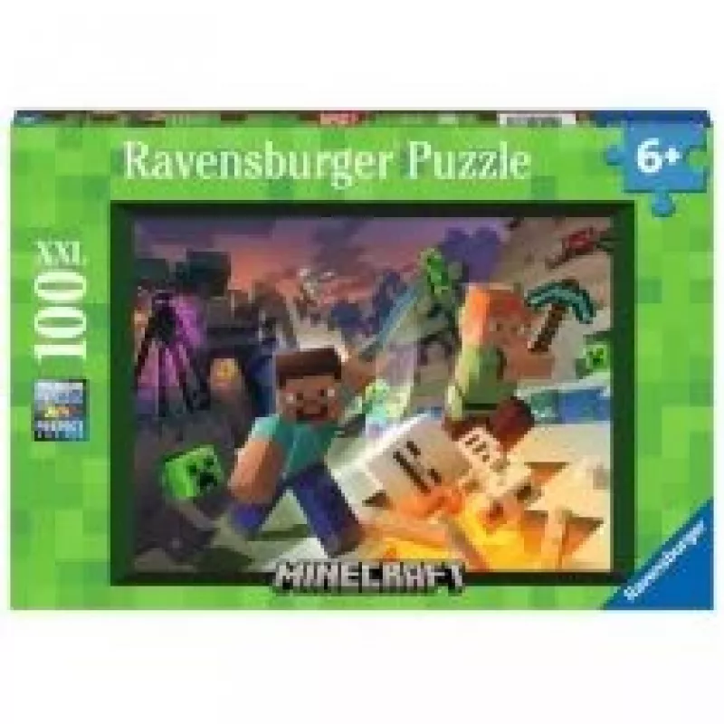 Ravensburger Minecraft 100 palaa palapeli videopeli