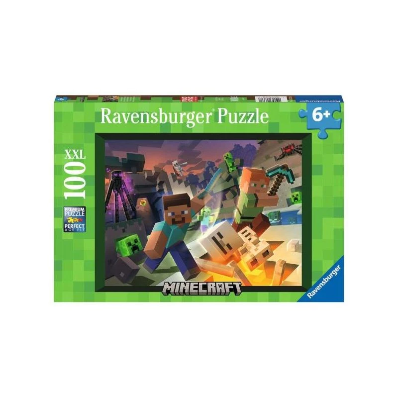 Ravensburger Minecraft 100 palaa palapeli videopeli