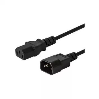 Kaapeli SAVIO CL-99 (C14 / IEC C14 / IEC 320 C14 M - C13 F; 1 2 m; musta)