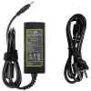 Verkkolaite Green Cell AD76P 45W Lenovo-kannettaville, 20V 2,25A, AC-DC, 100–240V tulo, musta