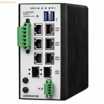 LANCOM R&S Unified Firewall UF-T60 - palomuuri - 7 porttia - GigE - DC-virtalähde