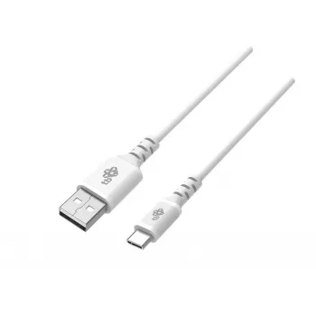 USB-USB-C-kaapeli 2 m silikoni valkoinen Quick Charge