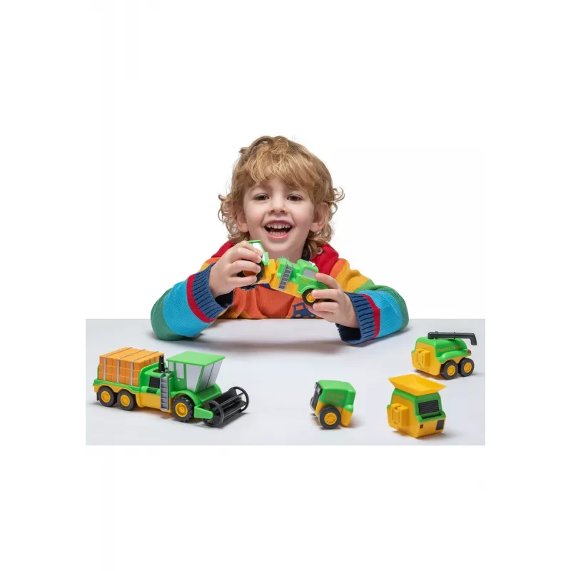 Popular Playthings - Mix or Match Vehicles Farm (kaksikielinen)