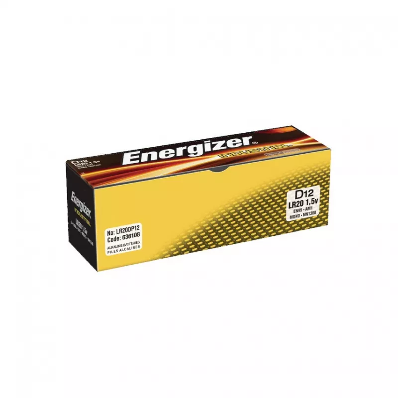 Energizer Batteries Industrial Pro D LR20 1.5V 12 kpl