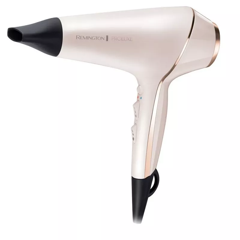 Remington Proluxe Ionic hiustenkuivaaja diffuusorilla ja keskitinsuuttimella kulta