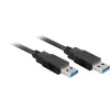 Wentronic Goobay USB 3.0 SuperSpeed-kaapeli, musta, 3 m – USB 3.0-pistoke (Type-A) > USB 3.0-pistoke (Type-A) (93929)