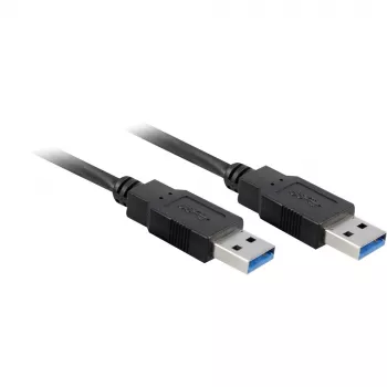 Wentronic Goobay USB 3.0 SuperSpeed-kaapeli, musta, 3 m – USB 3.0-pistoke (Type-A) > USB 3.0-pistoke (Type-A) (93929)