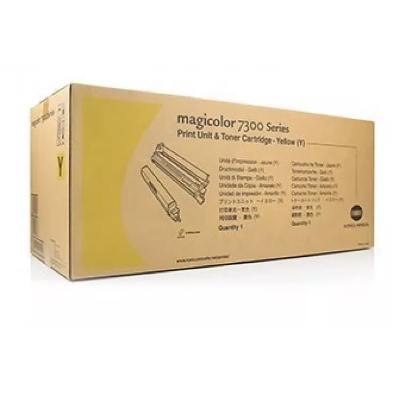 Konica Minolta TN-711Y A3VU250 värikasetti, 31 500 sivua, bizhub C654/C754, keltainen