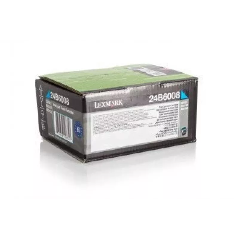 OEM Lexmark 24B6008 syaani 3000 sivua alkuperäinen värikasetti OLEX24B6008