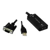 Videokaapeliadapteri LogiLink CV0060 musta