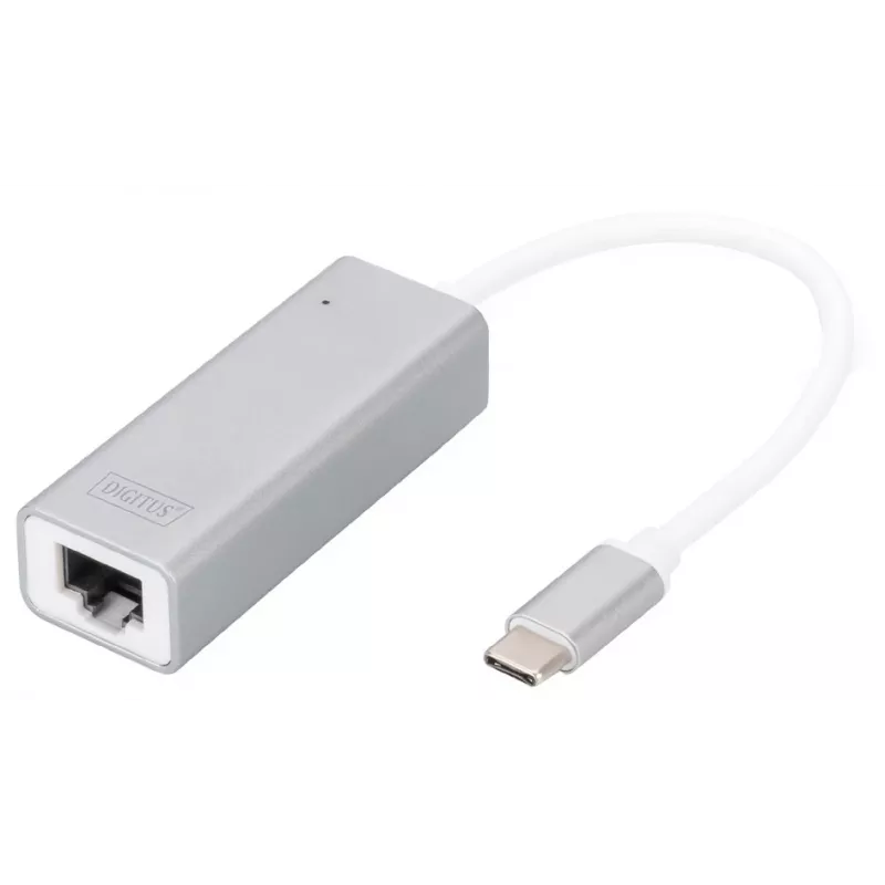 Digitus DN-3024 USB 3.0 -adapteri 20 cm 1x USB-C - 1x RJ45 suojattu