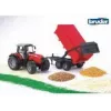 Traktorimalli BRUDER Massey Ferguson 7480 kippikärryllä