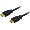 LogiLink CH0055 nopea HDMI-kaapeli Ethernet-tuella, HDMI 1.4, A-uros – A-uros, kullatut liittimet, 20 m, musta